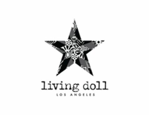 LIVING DOLL LOS ANGELES Logo (USPTO, 30.08.2012)