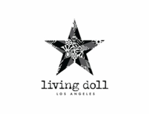 LIVING DOLL LOS ANGELES Logo (USPTO, 08/30/2012)