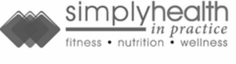 SIMPLYHEALTH IN PRACTICE FITNESS · NUTRITION · WELLNESS Logo (USPTO, 06.03.2013)