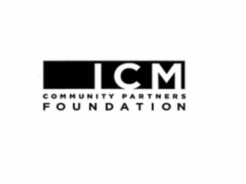 ICM COMMUNITY PARTNERS FOUNDATION Logo (USPTO, 15.03.2013)