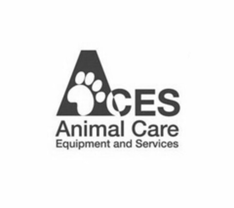 ACES ANIMAL CARE EQUIPMENT AND SERVICES Logo (USPTO, 01.07.2013)