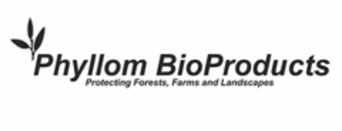 PHYLLOM BIOPRODUCTS PROTECTING FORESTS,FARMS AND LANDSCAPES Logo (USPTO, 18.12.2013)