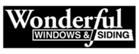 WONDERFUL WINDOWS & SIDING Logo (USPTO, 28.03.2014)