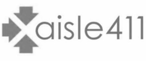 X AISLE411 Logo (USPTO, 02/18/2015)