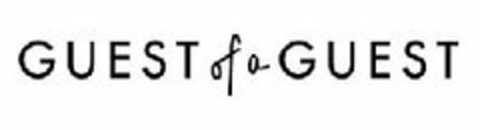 GUEST OF A GUEST Logo (USPTO, 05/19/2015)