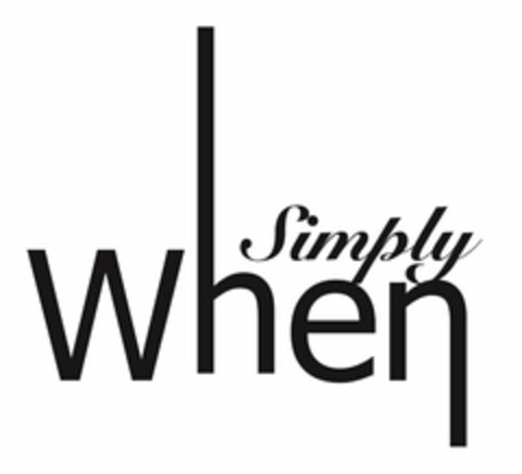 WHEN SIMPLY Logo (USPTO, 09.06.2015)