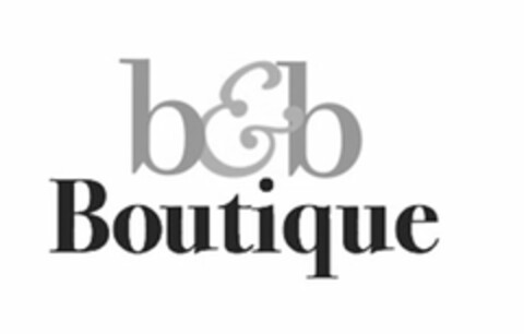B&B BOUTIQUE Logo (USPTO, 17.09.2015)