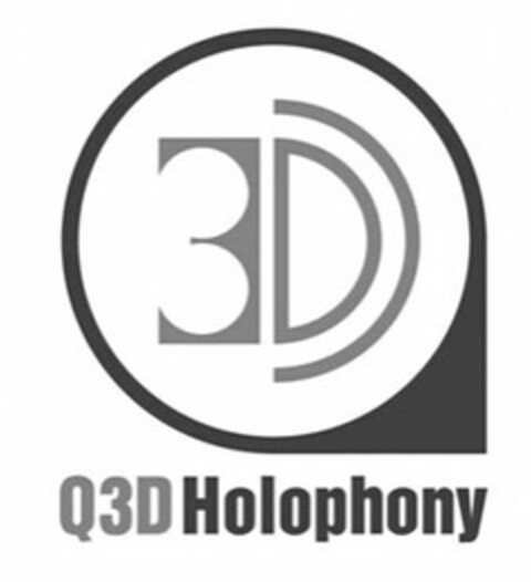 3D Q3D HOLOPHONY Logo (USPTO, 28.10.2015)