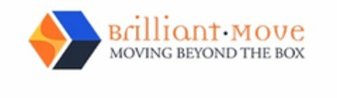 BRILLIANT · MOVE MOVING BEYOND THE BOX Logo (USPTO, 02/29/2016)