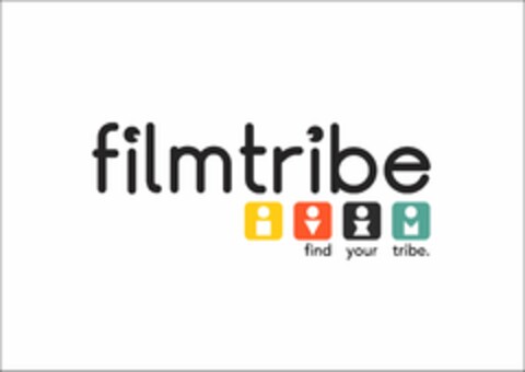 FILMTRIBE FIND YOUR TRIBE. Logo (USPTO, 04/18/2016)