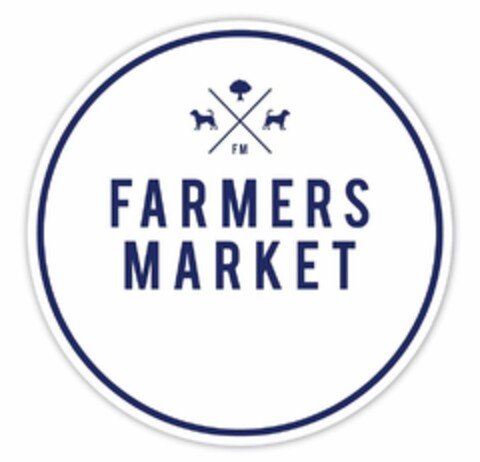 FM FARMERS MARKET X Logo (USPTO, 15.11.2016)