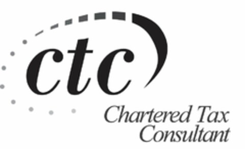 CTC CHARTERED TAX CONSULTANT Logo (USPTO, 25.05.2017)