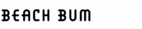 BEACH BUM Logo (USPTO, 11.08.2017)