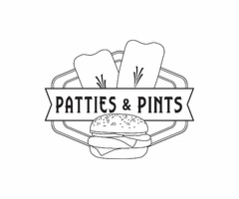 PATTIES & PINTS Logo (USPTO, 10/31/2017)