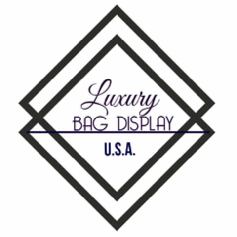 LUXURY BAG DISPLAY U.S.A. Logo (USPTO, 01/03/2018)