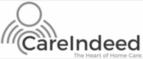 CAREINDEED THE HEART OF HOME CARE. Logo (USPTO, 26.08.2019)