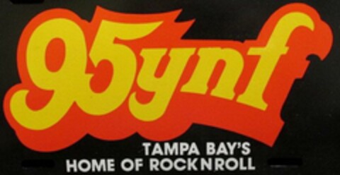 95YNF TAMPA BAY'S HOME OF ROCK N ROLL Logo (USPTO, 20.09.2019)