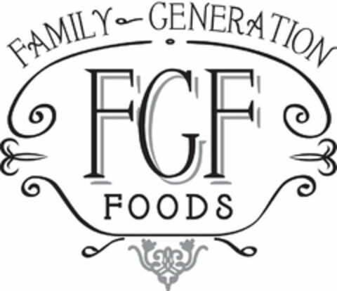 FAMILY GENERATION FGF FOODS Logo (USPTO, 10/02/2019)