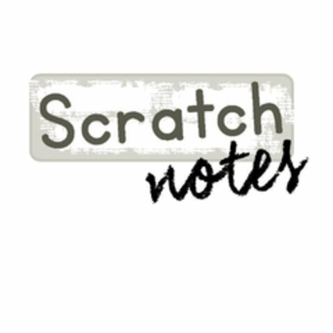 SCRATCH NOTES Logo (USPTO, 05.08.2020)