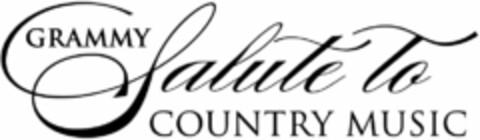 GRAMMY SALUTE TO COUNTRY MUSIC Logo (USPTO, 07/22/2009)