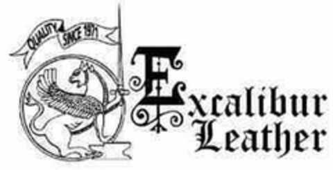 EXCALIBUR LEATHER QUALITY SINCE 1971 Logo (USPTO, 03/08/2010)