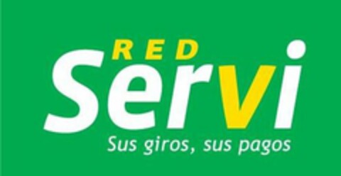 RED SERVI SUS GIROS, SUS PAGOS Logo (USPTO, 15.09.2010)