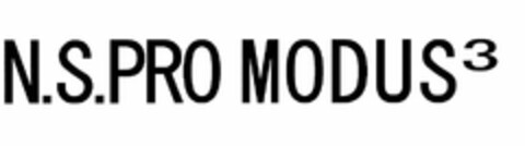 N.S.PRO MODUS³ Logo (USPTO, 01.10.2010)