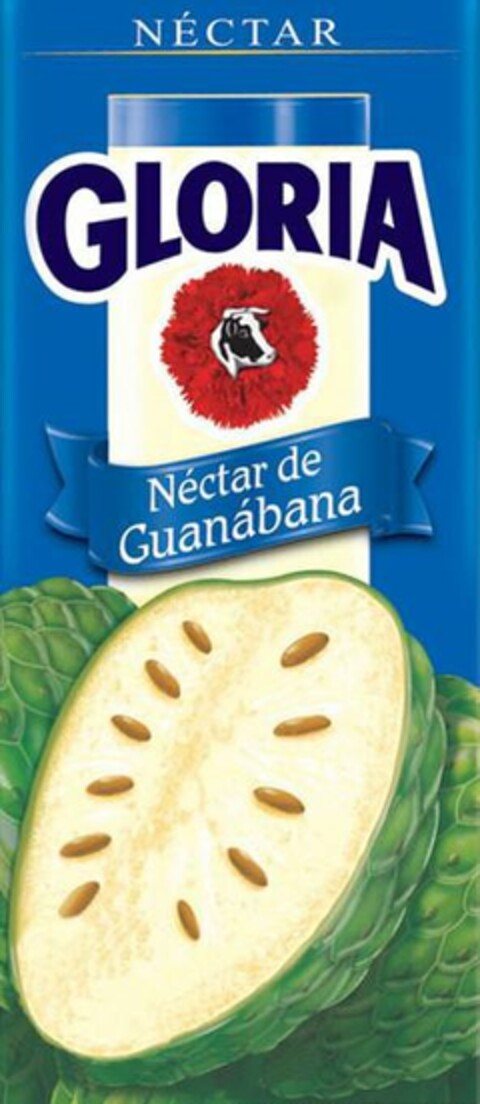 NECTAR GLORIA NÉCTAR DE GUANÁBANA Logo (USPTO, 01/17/2011)