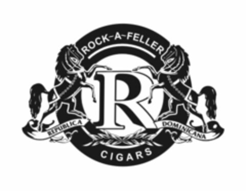 ROCK-A-FELLER REPUBLICA R DOMINICANA CIGARS Logo (USPTO, 21.06.2011)