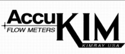 ACCUKIM FLOW METERS KIMRAY USA Logo (USPTO, 14.09.2011)