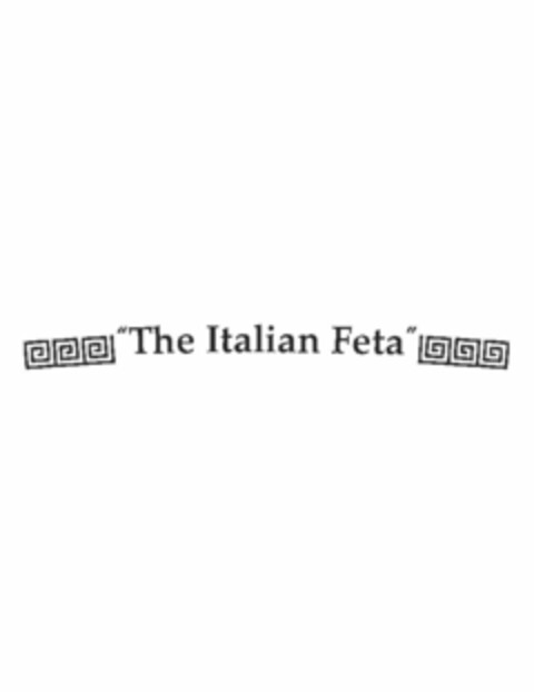 "THE ITALIAN FETA" Logo (USPTO, 19.09.2011)