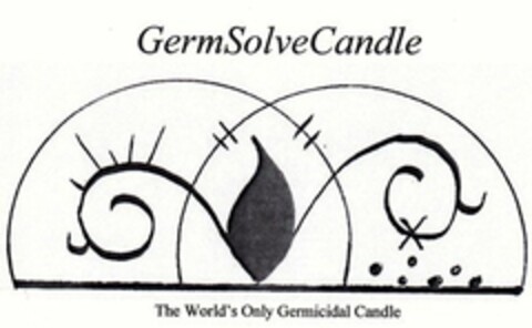 GERMSOLVECANDLE THE WORLD'S ONLY GERMICIDAL CANDLE Logo (USPTO, 09.03.2012)