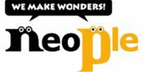 NEOPLE WE MAKE WONDERS! Logo (USPTO, 28.03.2012)