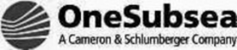 ONESUBSEA A CAMERON & SCHLUMBERGER COMPANY Logo (USPTO, 31.07.2013)