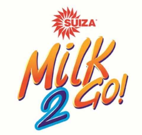 SUIZA MILK 2 GO! Logo (USPTO, 08.10.2013)