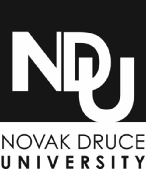 NDU NOVAK DRUCE UNIVERSITY Logo (USPTO, 09.04.2014)