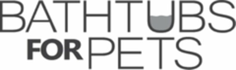 BATHTUBS FOR PETS Logo (USPTO, 06/13/2014)