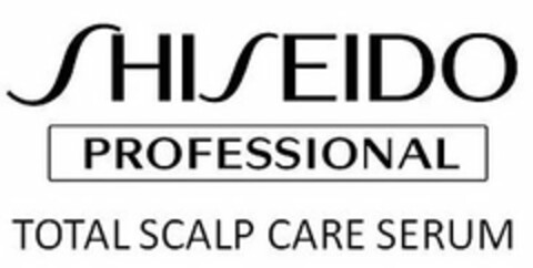 SHISEIDO PROFESSIONAL TOTAL SCALP CARE SERUM Logo (USPTO, 26.12.2014)