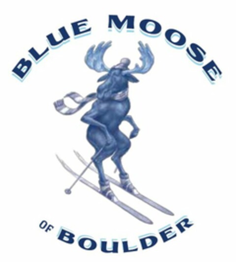 BLUE MOOSE OF BOULDER Logo (USPTO, 14.09.2015)