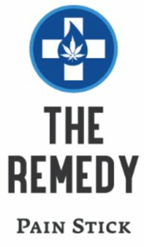 THE REMEDY PAIN STICK Logo (USPTO, 25.11.2015)