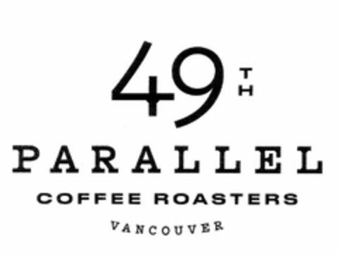 49TH PARALLEL COFFEE ROASTERS VANCOUVER Logo (USPTO, 05.01.2016)