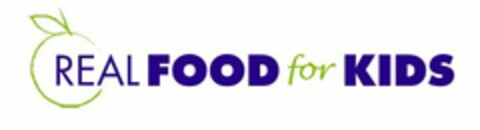 REAL FOOD FOR KIDS Logo (USPTO, 18.07.2016)