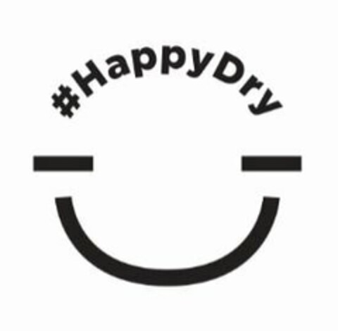 #HAPPYDRY Logo (USPTO, 06/27/2017)