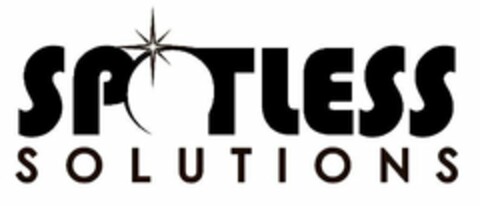 SPOTLESS SOLUTIONS Logo (USPTO, 28.06.2017)