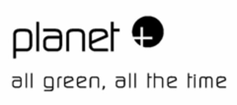 PLANET + ALL GREEN, ALL THE TIME Logo (USPTO, 15.08.2017)