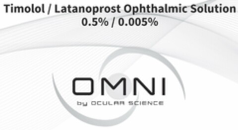 TIMOLOL / LATANOPROST OPHTHALMIC SOLUTION 0.5% / 0.005% OMNI BY OCULAR SCIENCE Logo (USPTO, 03/07/2018)