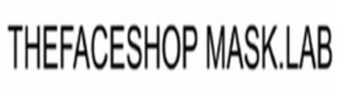 THEFACESHOP MASK.LAB Logo (USPTO, 09.03.2018)