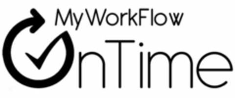 MY WORKFLOW ON TIME Logo (USPTO, 06.05.2018)