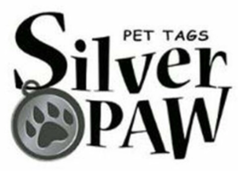 SILVER PAW PET TAGS Logo (USPTO, 20.07.2018)