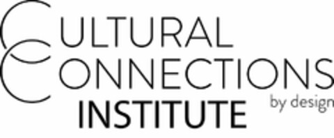 CULTURAL CONNECTIONS BY DESIGN INSTITUTE Logo (USPTO, 26.07.2018)